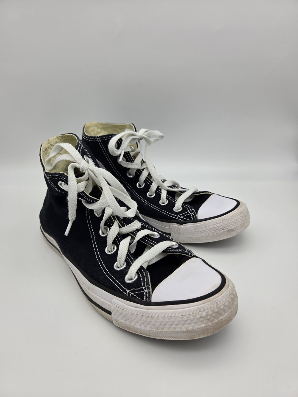 Converse Chuck Taylor All Star High-Top Canvas Sneakers Classic Black 5m 7w